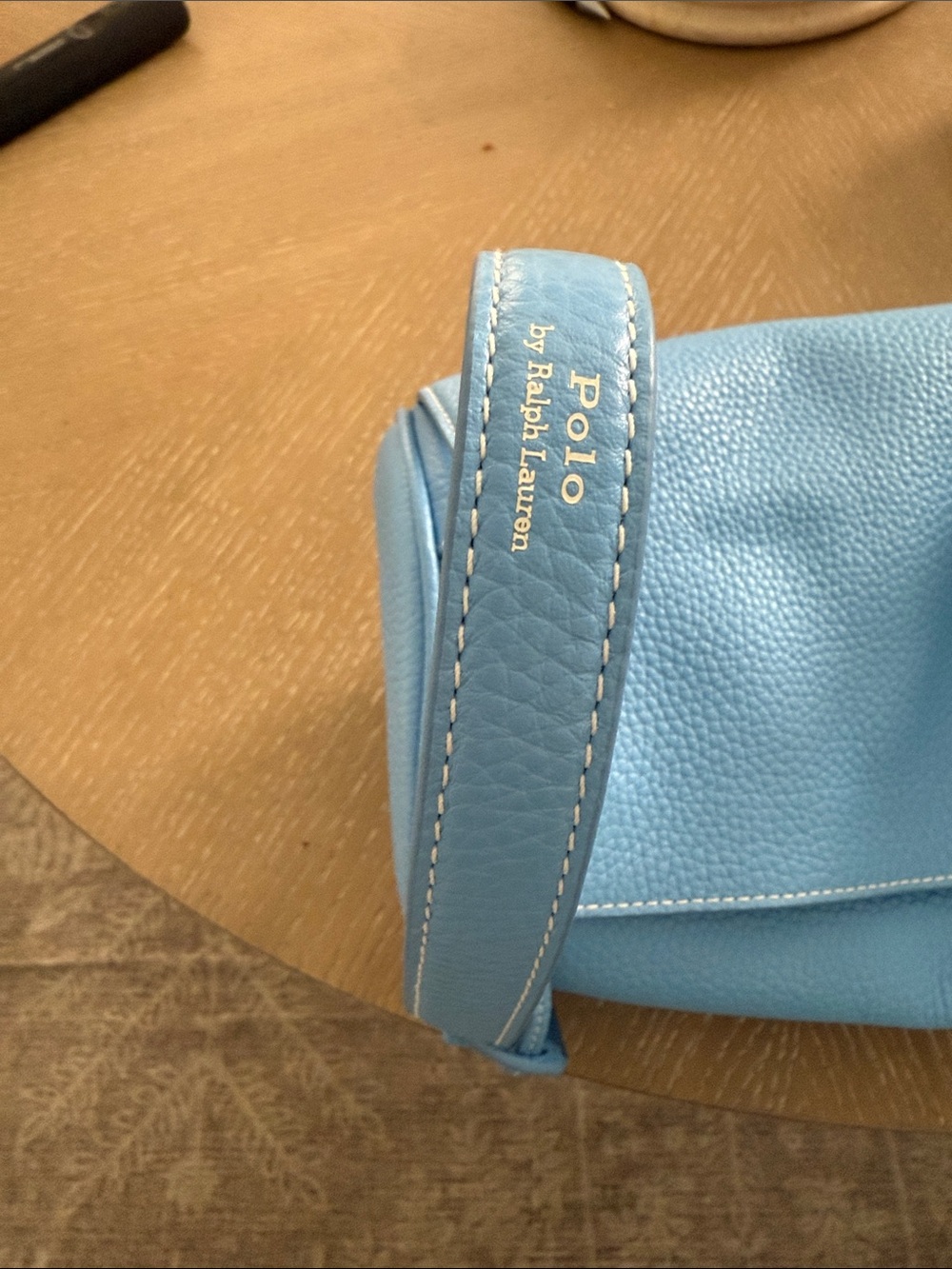 Polo Play Barrel Leather Duffel Bag - Picture 7 of 11